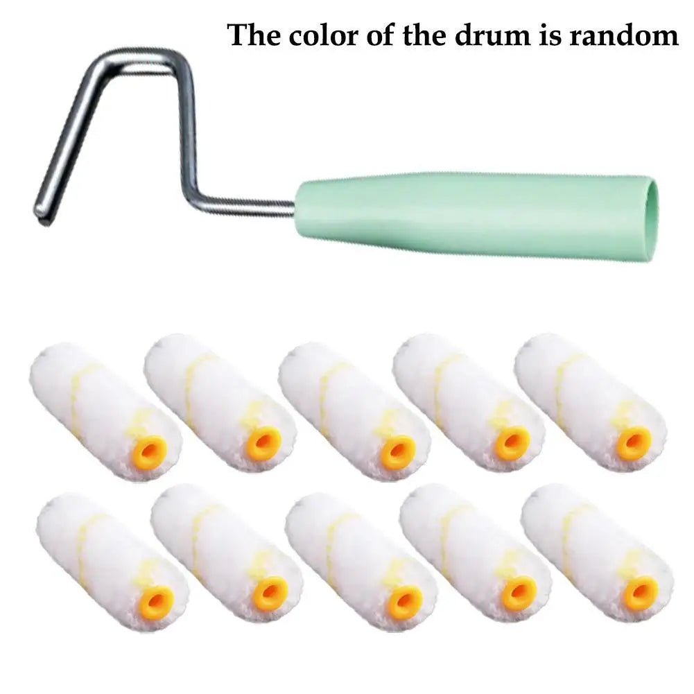 11-Piece Mini Paint Roller Set – Trim, Cabinets & Detail Work