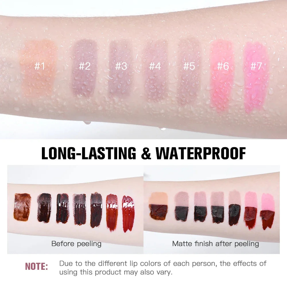 Double-End Matte Lip Liner & Lip Oil – Waterproof, Long-Wear