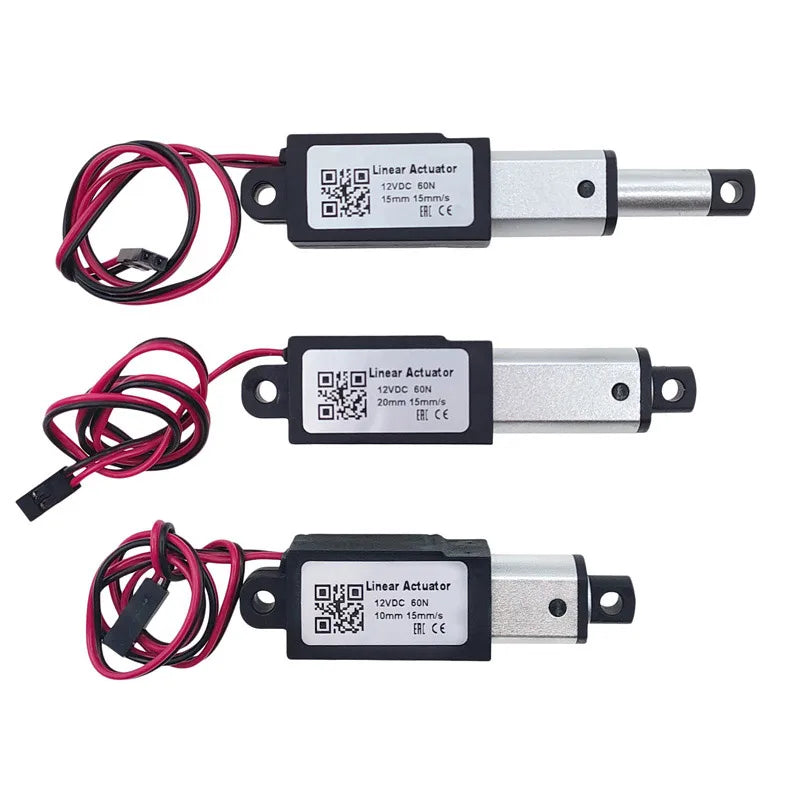 12V Micro Linear Actuator 10–20mm Stroke 30–150N | CNMAWAY