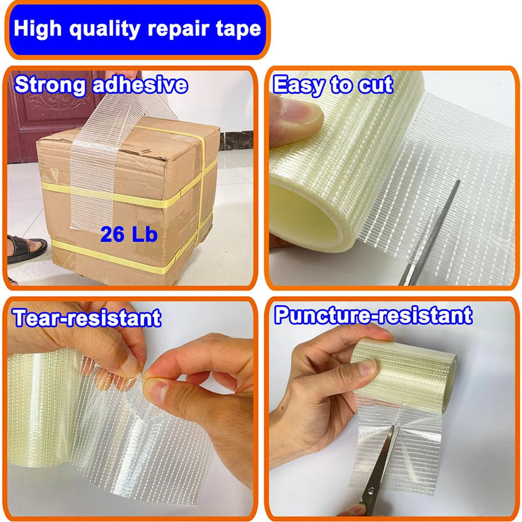 RV Awning Repair Tape Waterproof Sealing Patch Tent Canopy Boat Cover