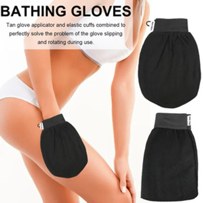 Exfoliating Bath Scrub Glove – Body & Facial Peeling Mitt