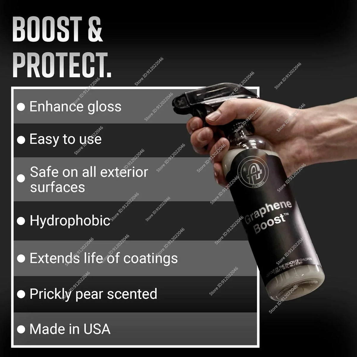Graphene Ceramic Coating Spray – Car Paint Protection & Shine