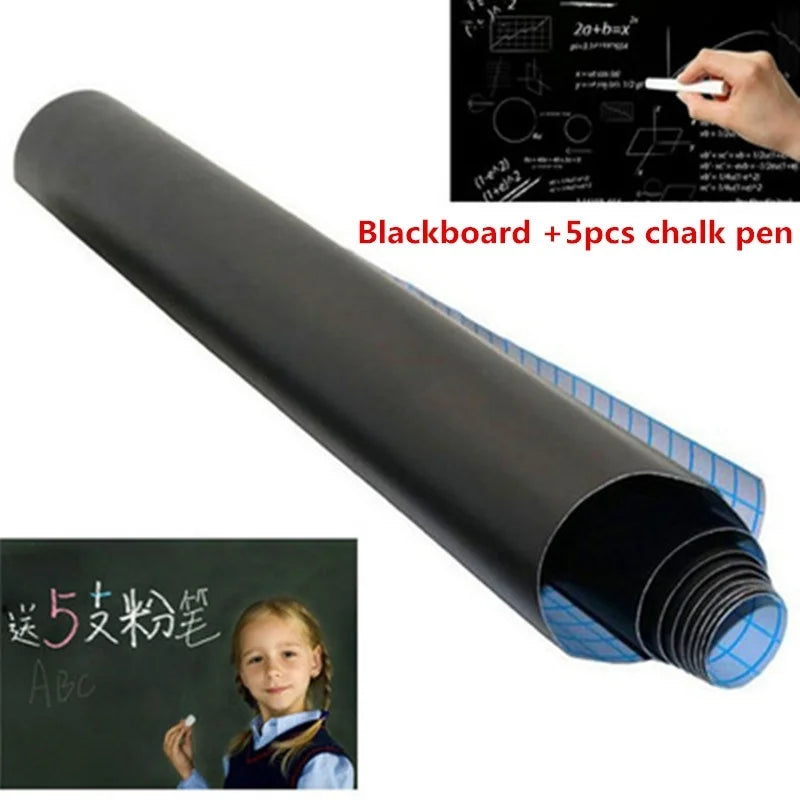 Removable Chalkboard Wall Sticker 45x100cm – Kids Learning Decal
