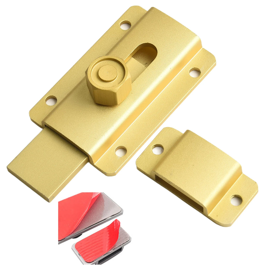 Aluminum Alloy Door Slide Lock Latch | Heavy-Duty Security Bolt