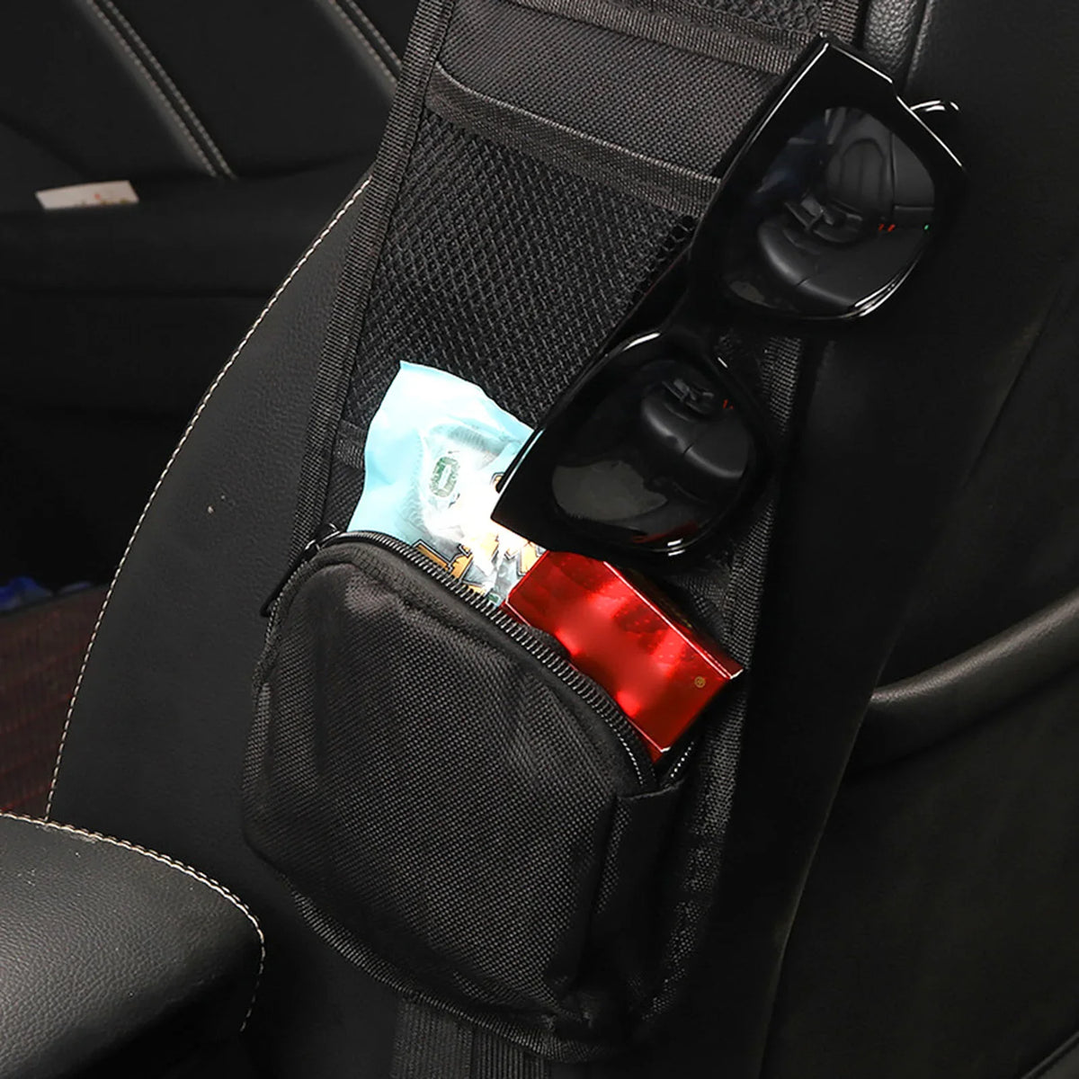 Universal Car Seat Side Organizer | Multi-Pocket Storage
