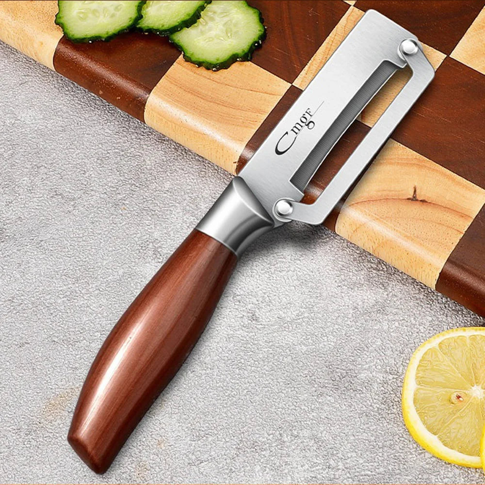 PLYS Stainless Steel Vegetable & Fruit Peeler | Non-Slip