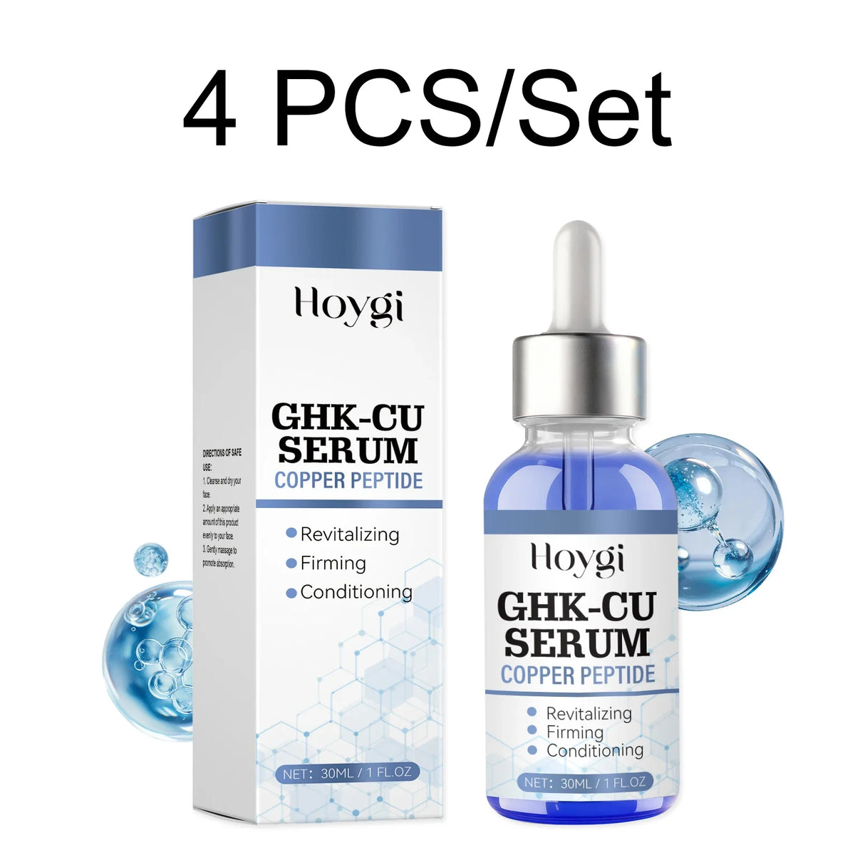 Copper Peptide Face Serum GHK-Cu 30ml – Firming & Moisturizing