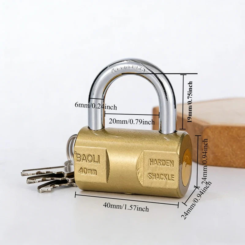 Padlock Small Locks Luggage Case Locker Home Improvement Hardware