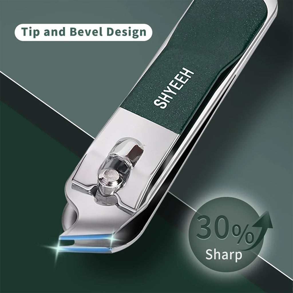 4-Piece Stainless Steel Nail Clipper Manicure Travel Kit