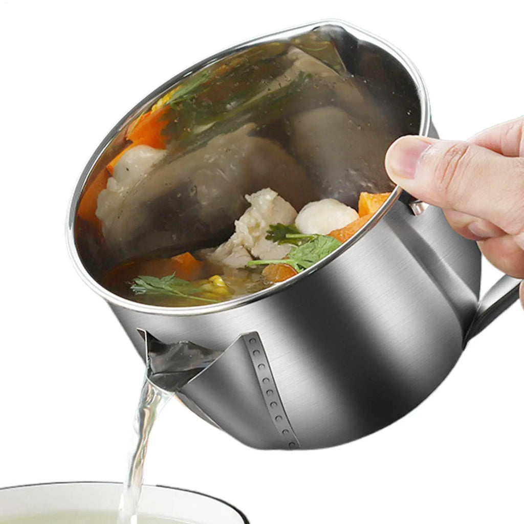 Fat Separator Cooking Multifunctional Grease Gravy Strainer Stainless