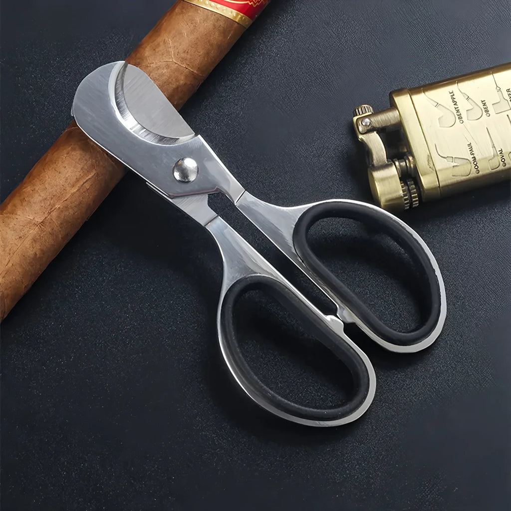 Stainless Steel Double Blade Cigar Scissors – Sharp Cutter