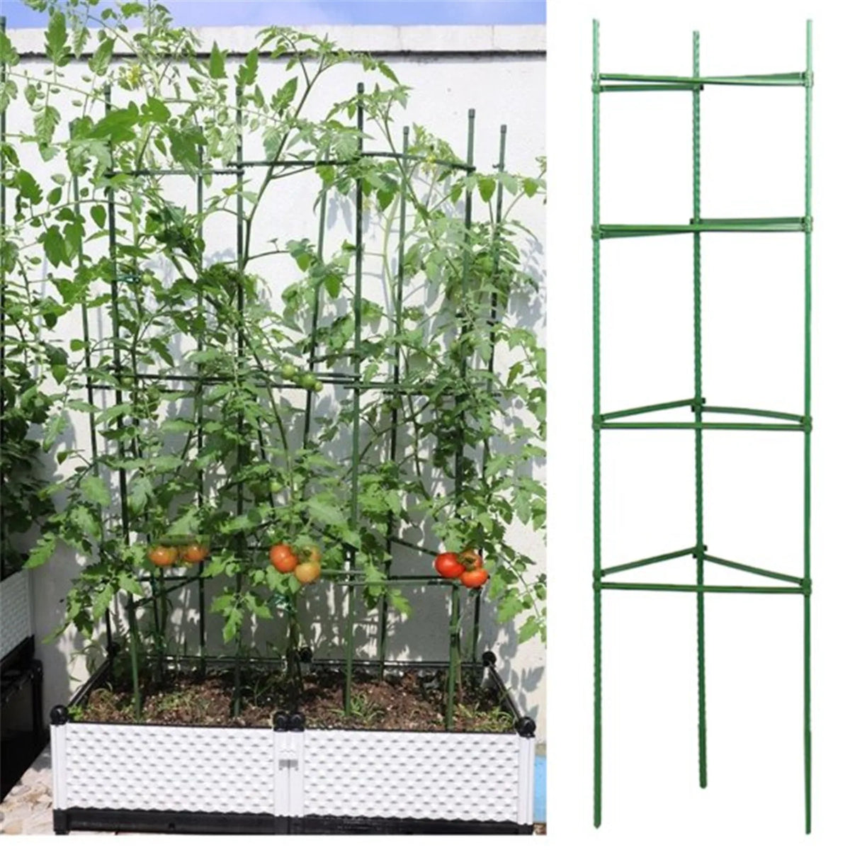 Garden Vegetable Stakes Plant Cages Support Growth Anti Overturning