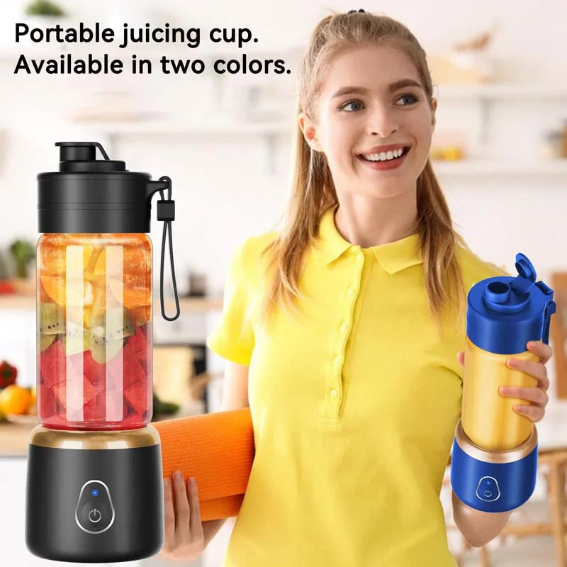 Rechargeable Portable Electric Fruit Blender – 400ml Travel