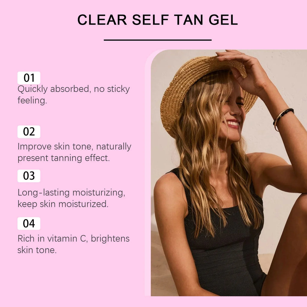 Jaysuing Self-Tanning Gel – Moisturizing Bronze Glow 100ml
