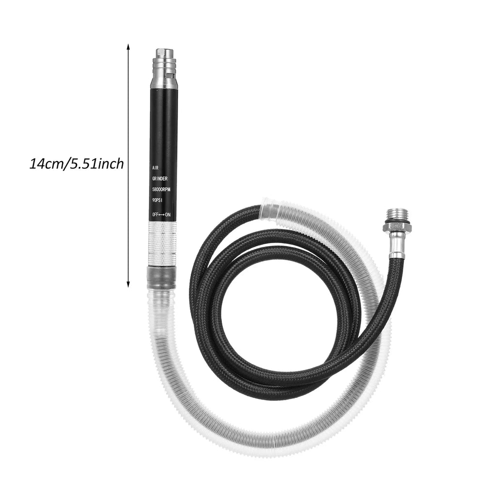 Pencil Air Grinder Hose 2 Collet 1 Pneumatic Rotary Pen Stepless