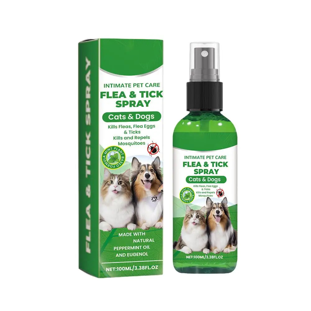 Pet Insect Repellent Dog Cat Hair Skin Spray Daily Gentle Care Agent
