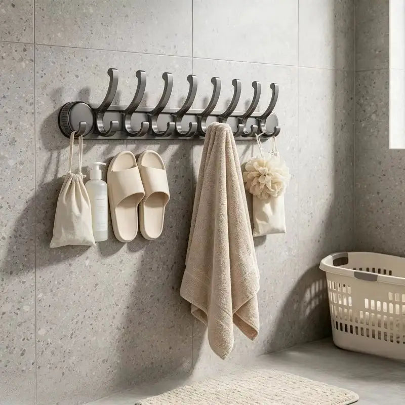 Suction Cup Hooks – No-Drill Wall Hangers, 7-Piece Set