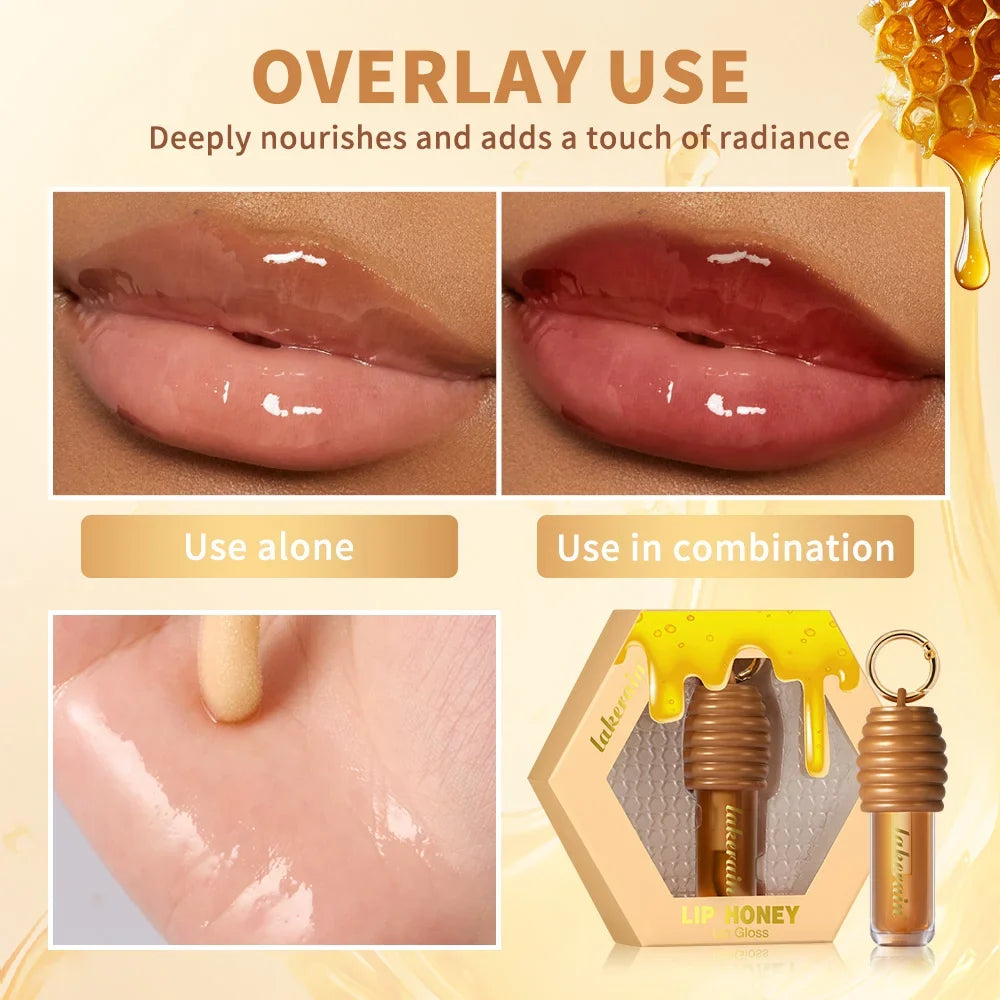 Honey Oil Lip Gloss Plumper – Hydrating & Long-Lasting Balm