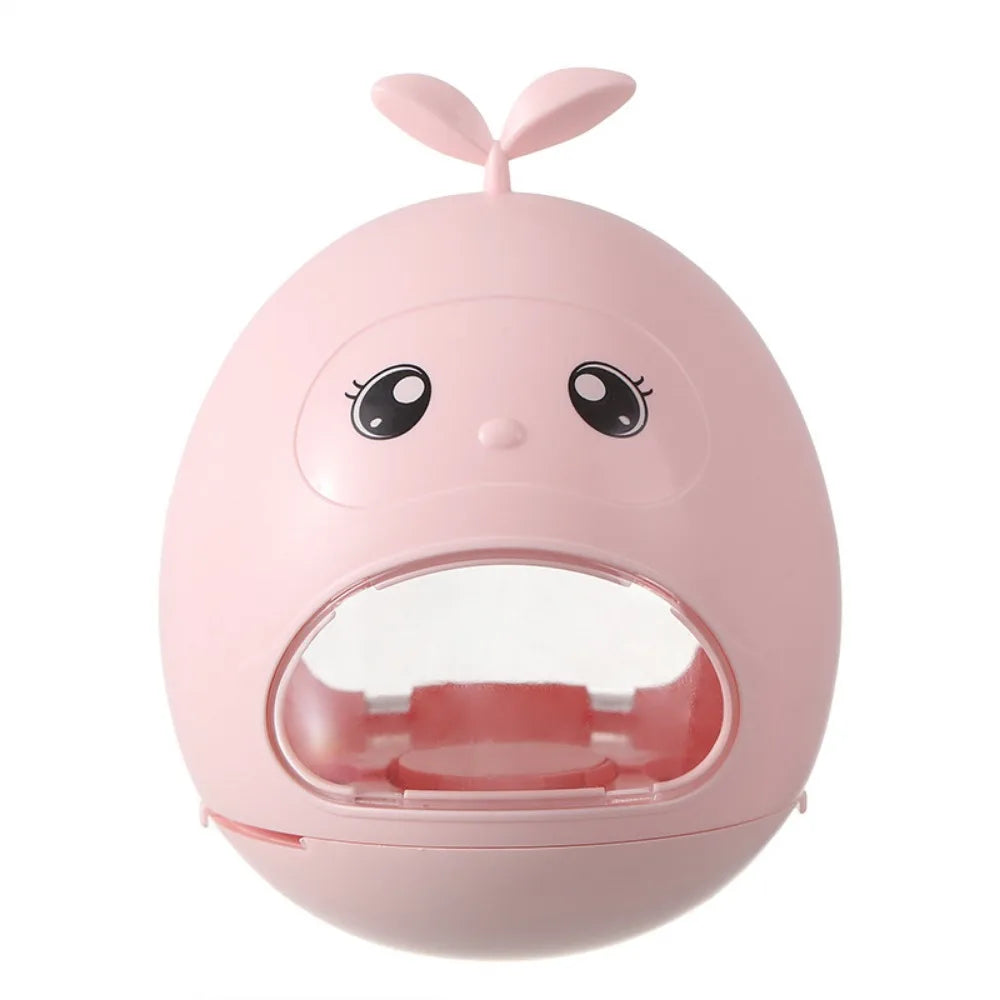 Cartoon Cat Treat Dispensing Toy – Interactive Puzzle Feeder
