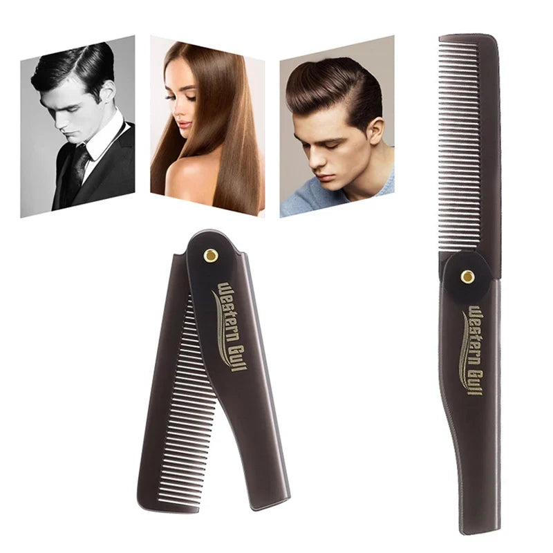 Portable Foldable Pocket Comb – Beard & Hair Styling Tool