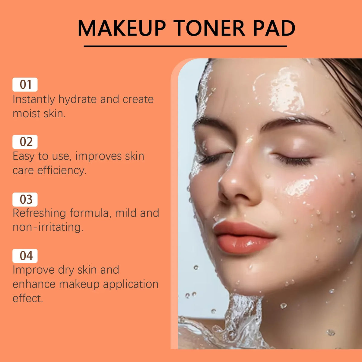 EELHOE Hyaluronic Acid Toner Pads 60pcs – Pre-Makeup Skincare