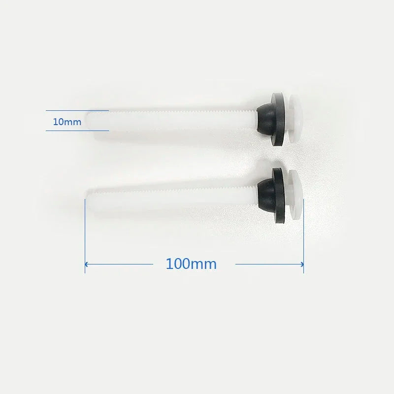 100mm Toilet Seat Fixing Bolts with Rubber Washers – 2pc Set