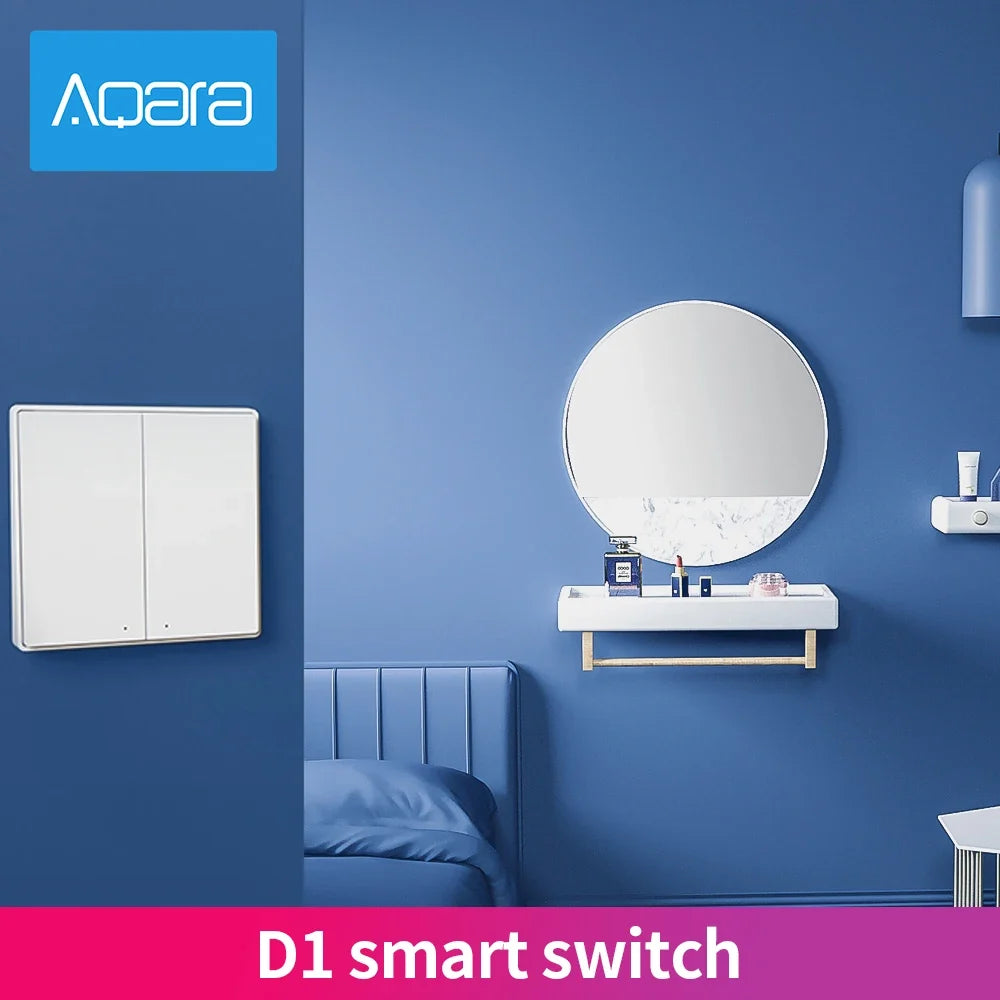 Aqara D1 Smart Wall Switch Zigbee Wireless Remote Control Key Light