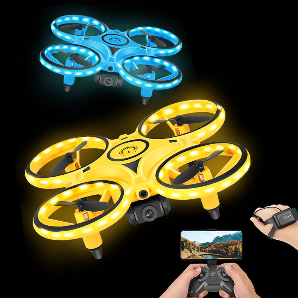 Gesture Control LED Drone Toy for Kids | RC Quadcopter Gift