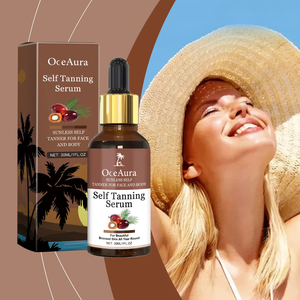 Brightening Tanning Face Serum – Moisturizing Glow Essence