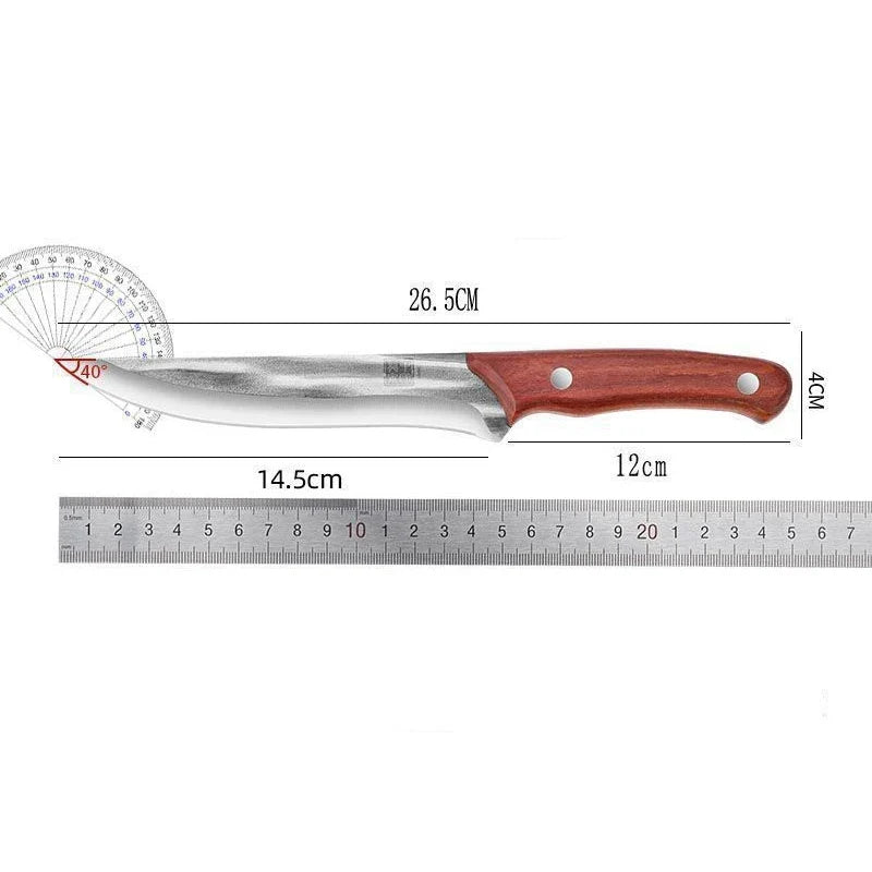 Hand Forged Longquan Boning Knife – Sharp Kitchen Slicing Knife