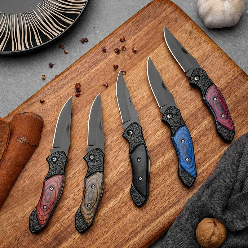 Portable Mini Folding Knife – Stainless Steel Camping EDC