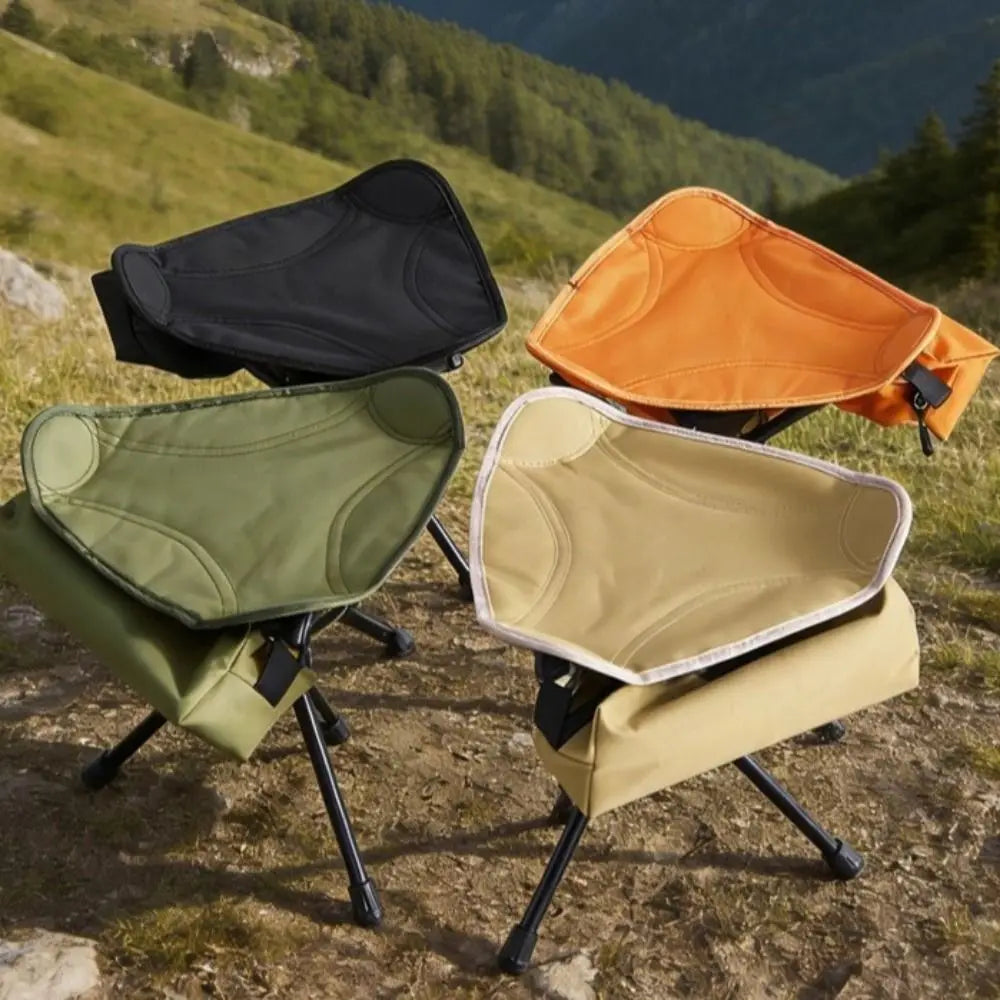 Portable Folding Tripod Stool – Camping & Fishing Chair