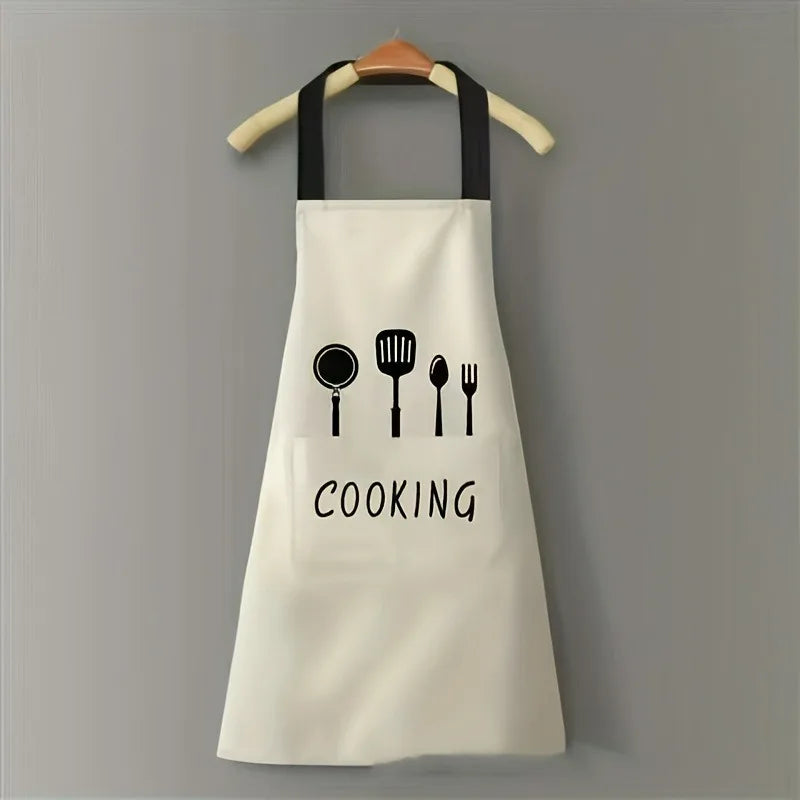 Versatile Durable PVC Cooking Apron Adjustable Kitchen Coffee Bar