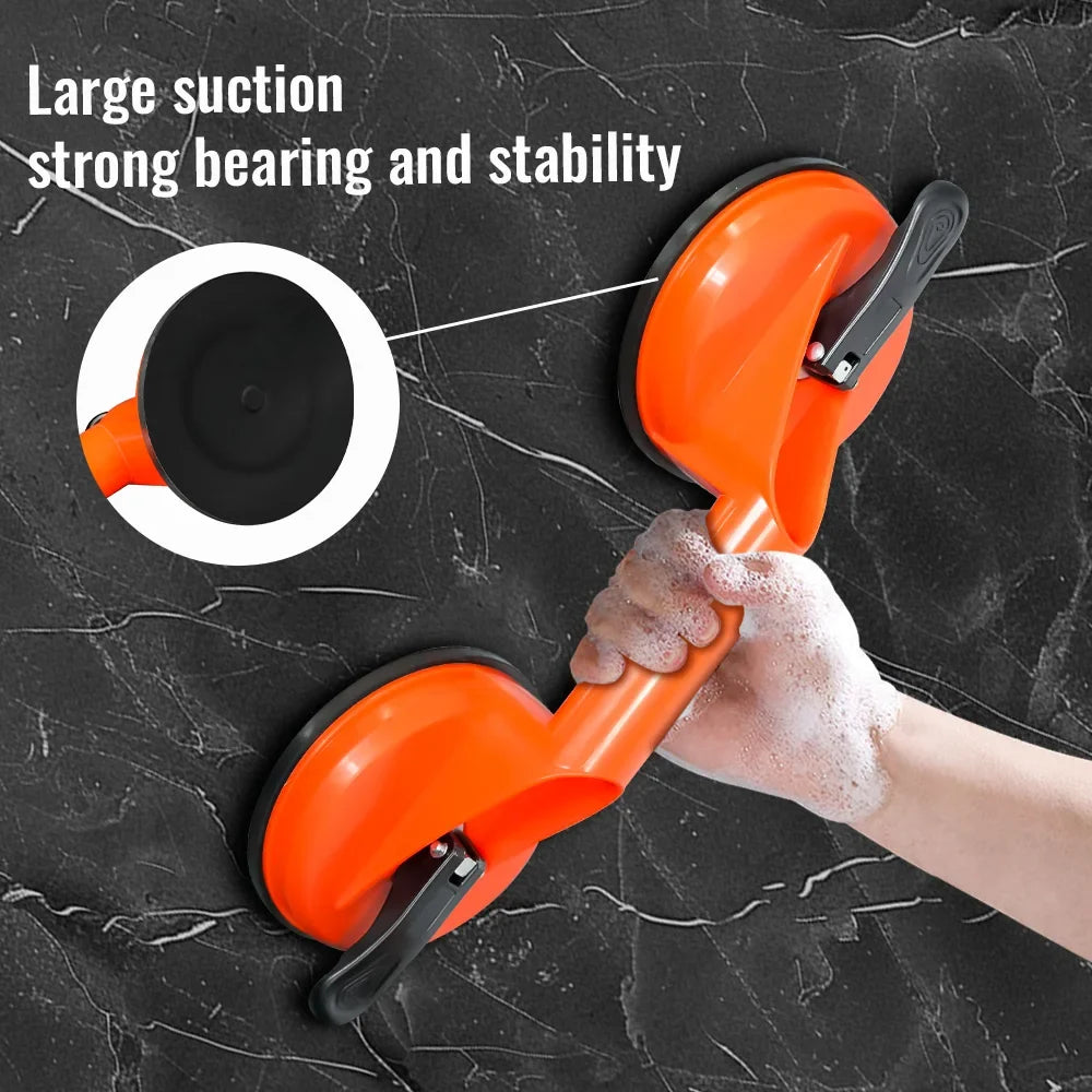 Glass Lifting Suction Cups Heavy Duty Vacuum ABS Handle Holder Lift