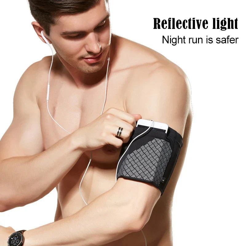 Sports Bag Phone Armbands mp3 mp4 Bags Sleeve Jogging Reflective