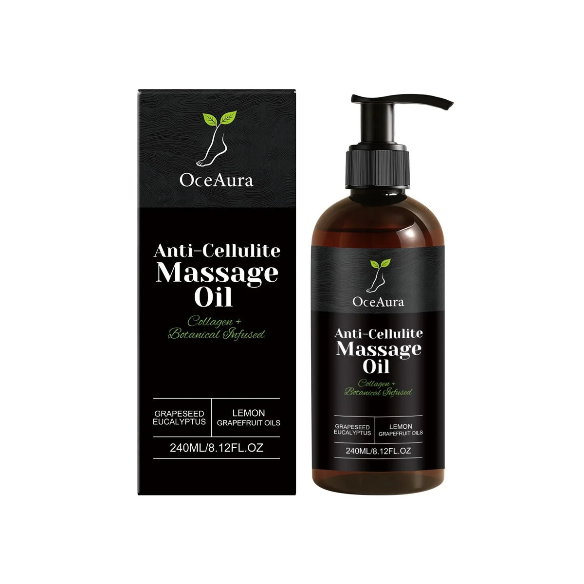 OceAura Collagen Anti-Cellulite Body Oil – Firming & Nourishing