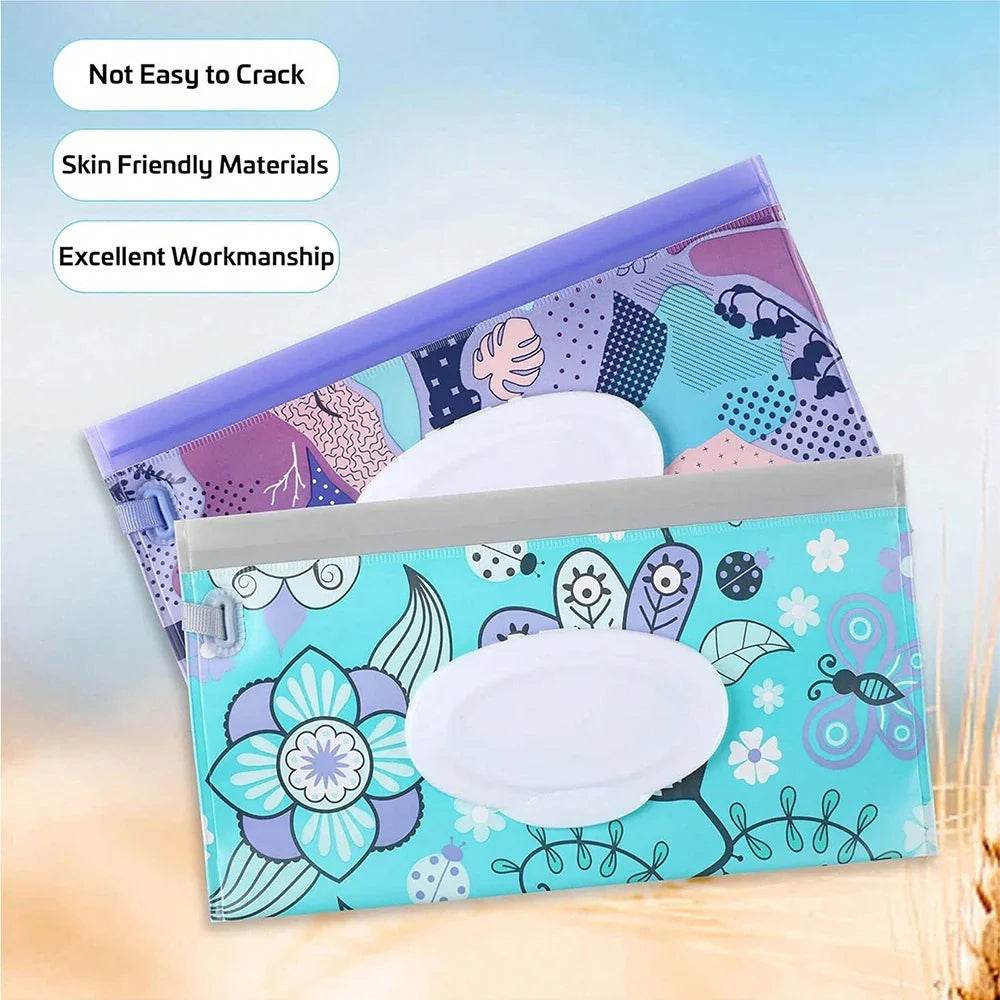 Portable Refillable Wet Wipes Dispenser Box | Baby & Travel