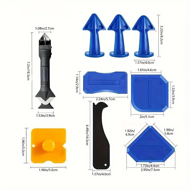 Versatile Silicone Caulking Professional Precision Tools Kitchens