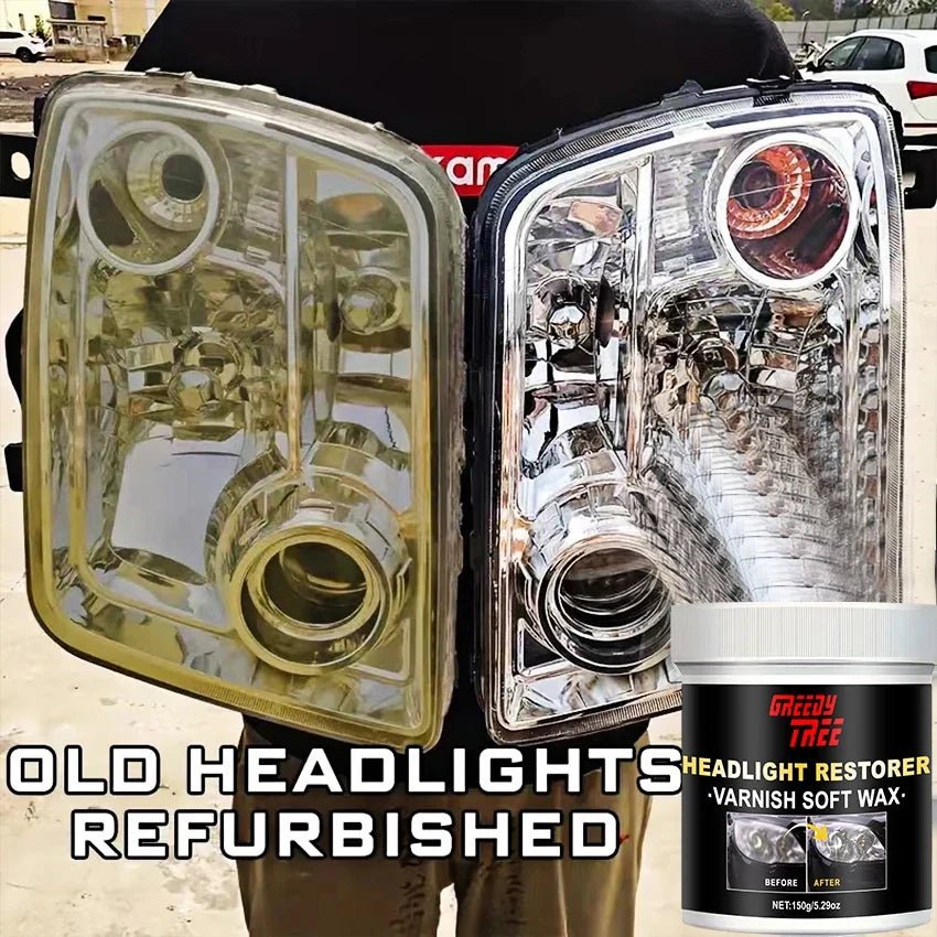 Car Headlight Restoration Liquid – Crystal Coating & Clarity