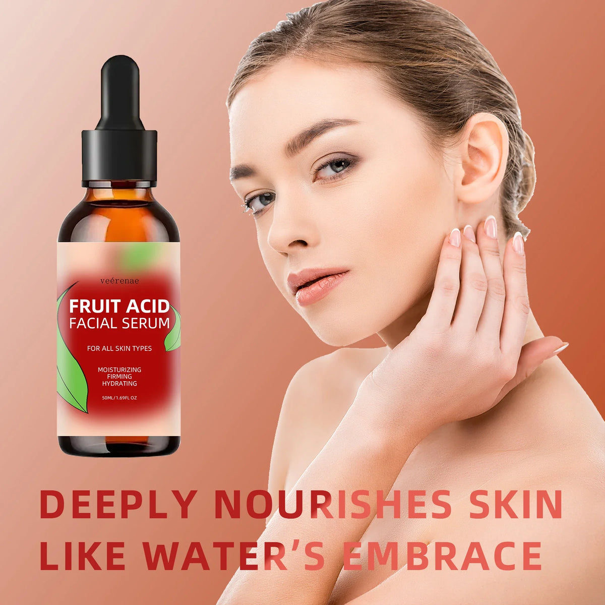Veérenae Fruit Acid Facial Serum – Firming & Oil-Free