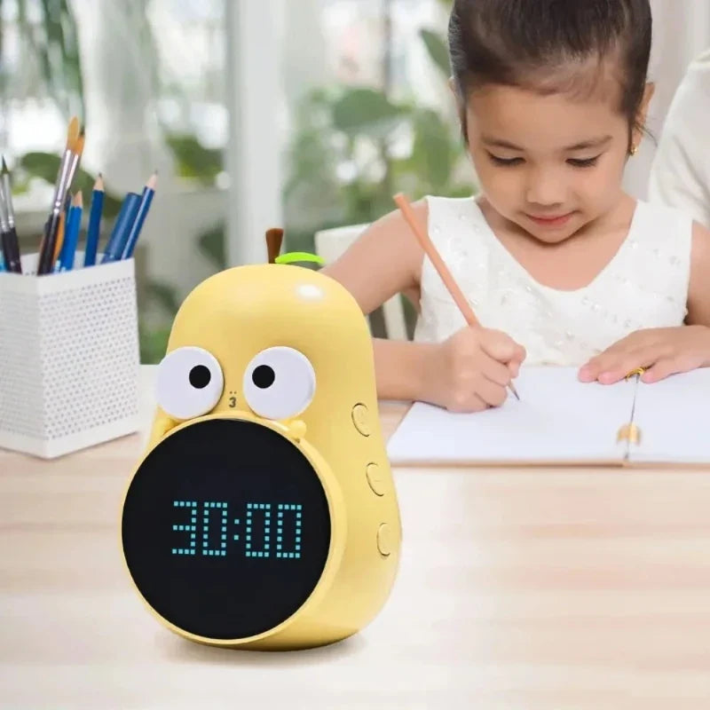 Cute Digital Alarm Clock for Kids – LED Bedside Table Clock