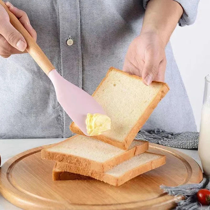 Silicone Baking Scraper – Non-Stick Butter & Chocolate Spatula
