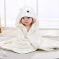 Baby Bath Towel Cape | Soft Cartoon Animal Design, Ages 0–2