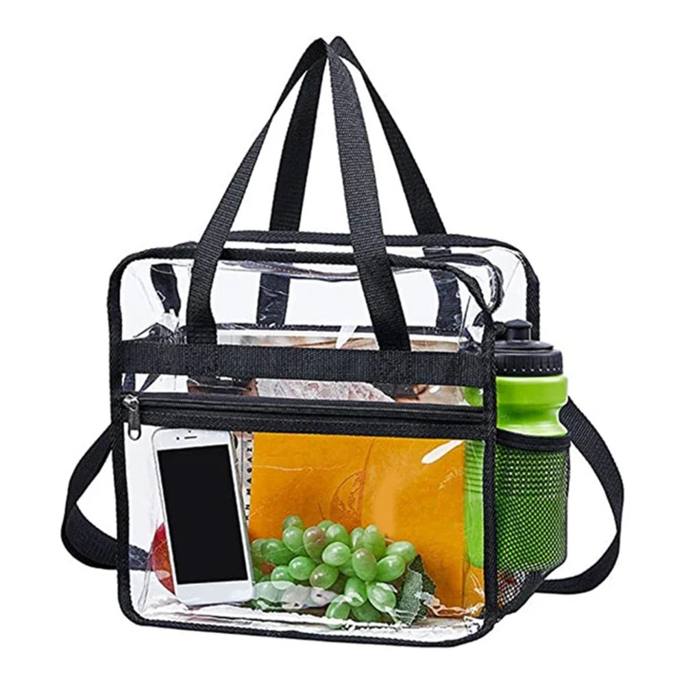 PVC Clear Waterproof Wash Bag Large Capacity Travel Shopping Storage