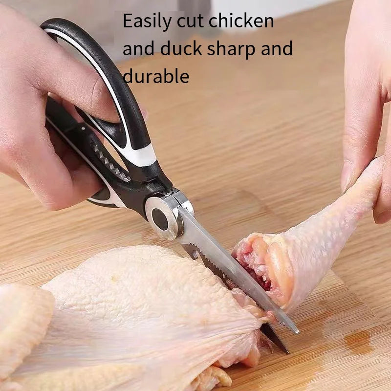 Multifunctional Stainless Steel Kitchen Scissors & Shears