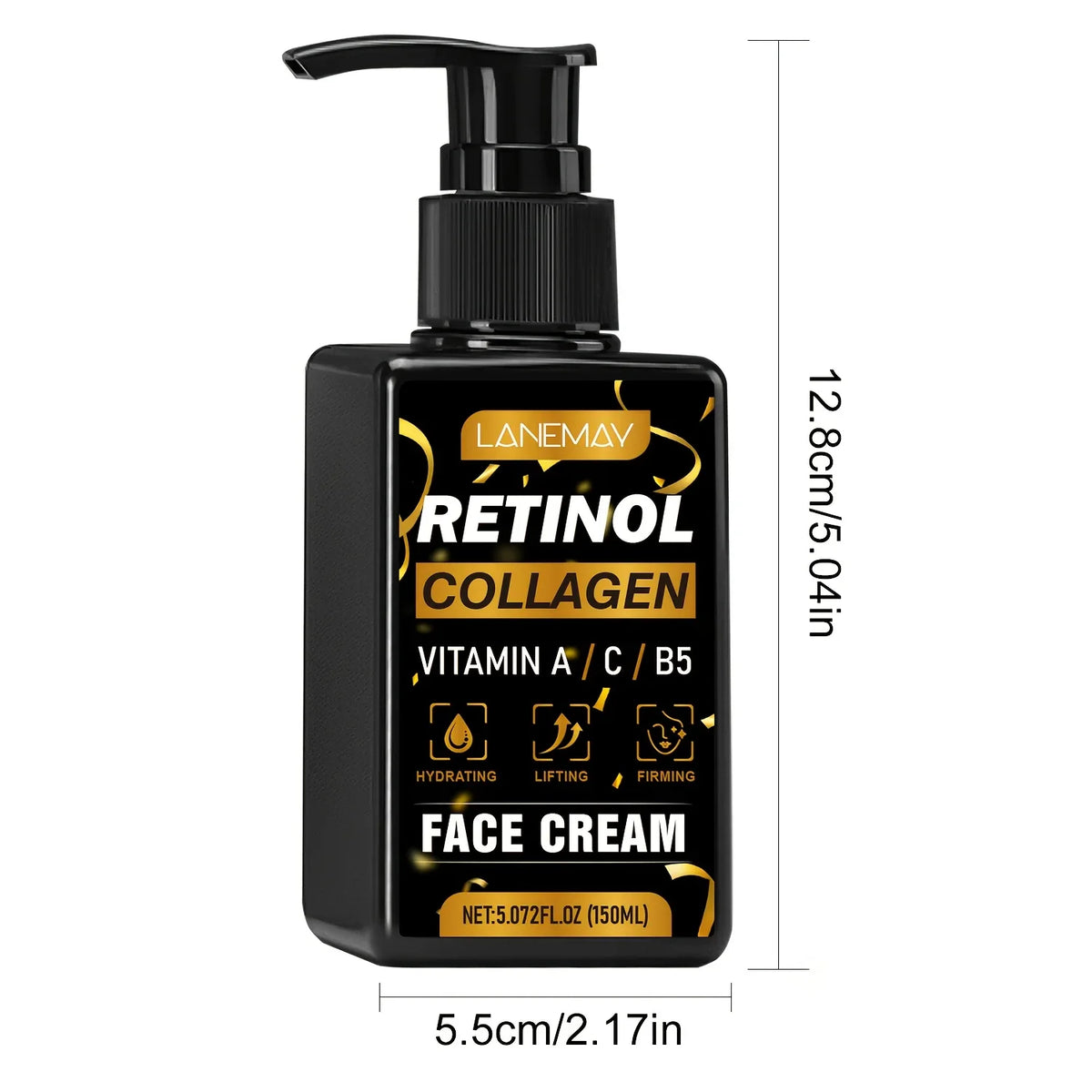 Men's Retinol Face Cream – Vitamin A & C, Hydrating & Firming