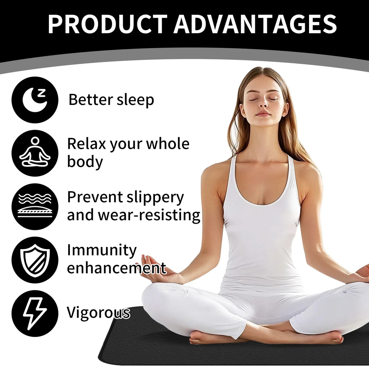 Grounding Mat 6 Sizes | Indoor Earthing Pad for Desk & Yoga