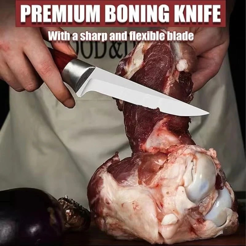 5.9" Hand Forged Boning & Fillet Knife – Stainless Steel