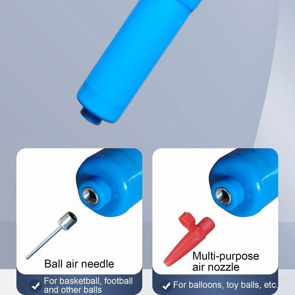 Portable Manual Ball Pump with Needle – Basketball Soccer Volleyball