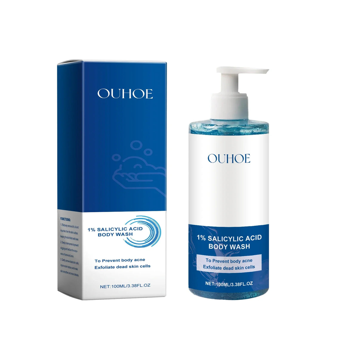 Salicylic Acid Body Wash – Exfoliating Pore-Refining Shower Gel